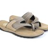 Sandalwood Khaki - Men's Leather Open Sandals