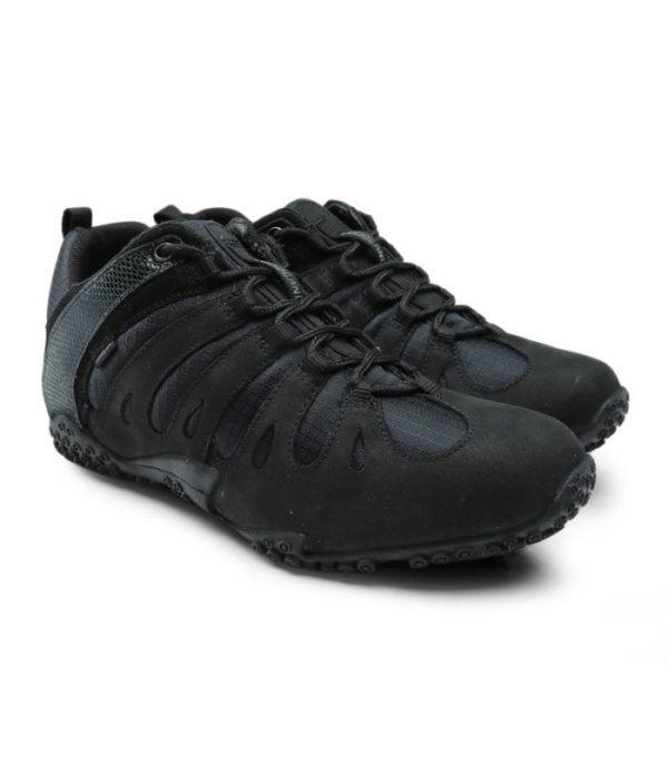 Rowan Black - Men's Casual Lace-up  Leather Shoes