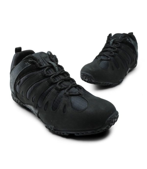 Rowan Black - Men's Casual Lace-up  Leather Shoes