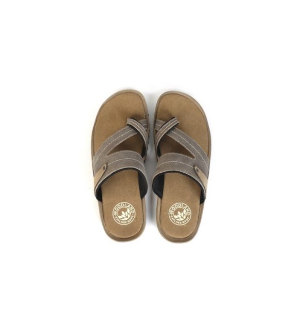 Sandalwood Khaki - Men's Leather Open Sandals