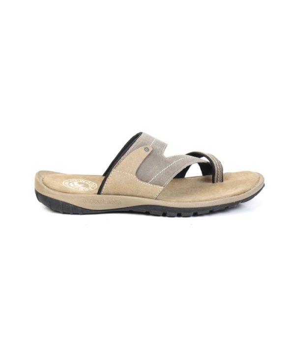 Sandalwood Khaki - Men's Leather Open Sandals