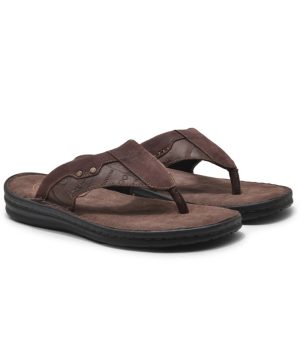 Windwalker RB Brown - Men's Leather Slip-on Sandals
