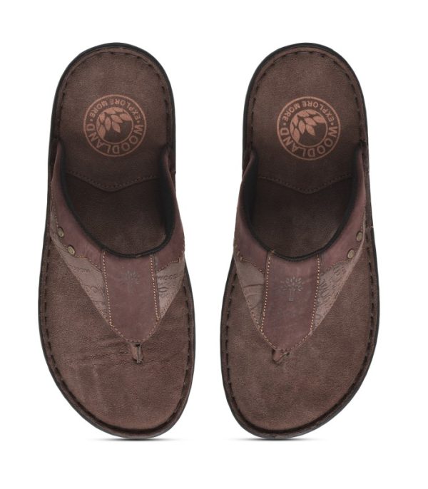 Windwalker RB Brown - Men's Leather Slip-on Sandals