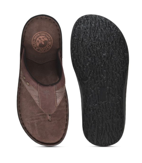 Windwalker RB Brown - Men's Leather Slip-on Sandals