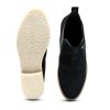 Quartz Black - Ladies Abstract Suede Chelsea Boots
