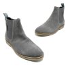 Sunstone Grey - Ladies Straight Cut Suede Chelsea Boots