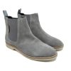 Sunstone Grey - Ladies Straight Cut Suede Chelsea Boots