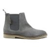 Sunstone Grey - Ladies Straight Cut Suede Chelsea Boots